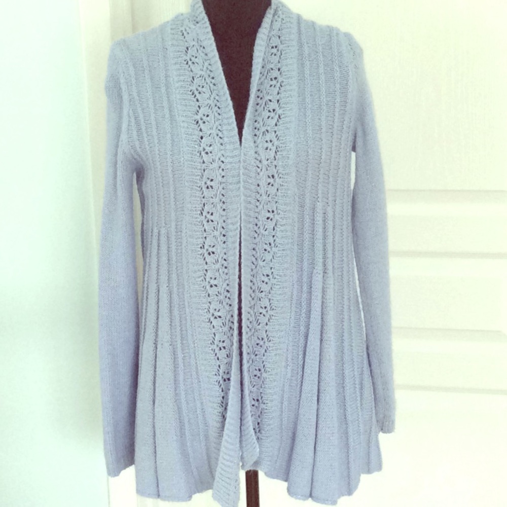 Open Front Hi-Lo Cardigan